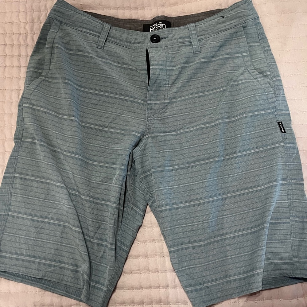 Men's Striped Gray Shorts